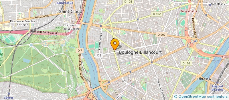 localisation de l'entreprise MONSIEUR BENOIT ESTRANGIN à BOULOGNE-BILLANCOURT