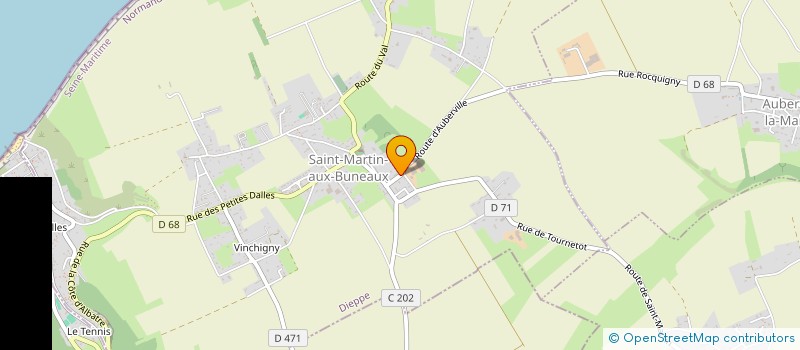 localisation de l'entreprise MONSIEUR BENOIT EUDIER  SAINT-MARTIN-AUX-BUNEAUX