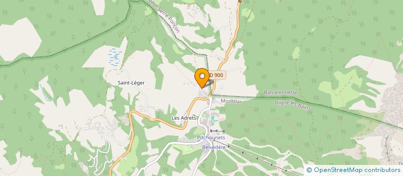 localisation de l'entreprise MONSIEUR BENOIT FABRE  MONTCLAR