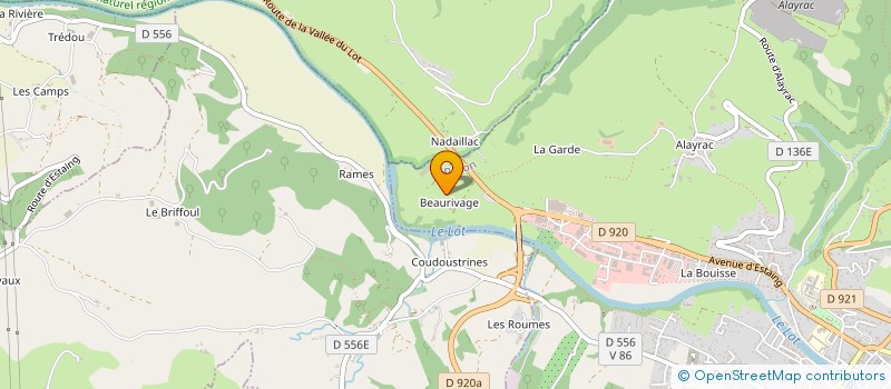 localisation de l'entreprise MONSIEUR BENOIT FABRE à ESPALION