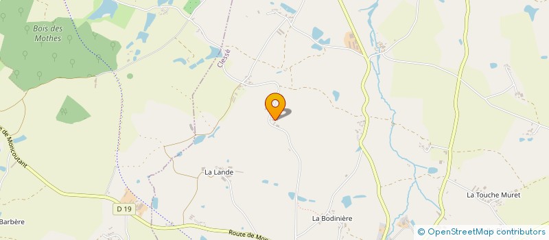 localisation de l'entreprise MONSIEUR BENOIT FABRE  CLESSE