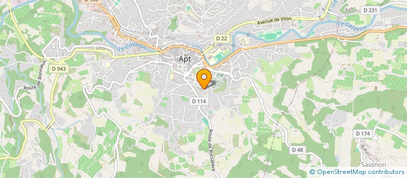 localisation de l'entreprise MONSIEUR BENOIT FAGE à APT