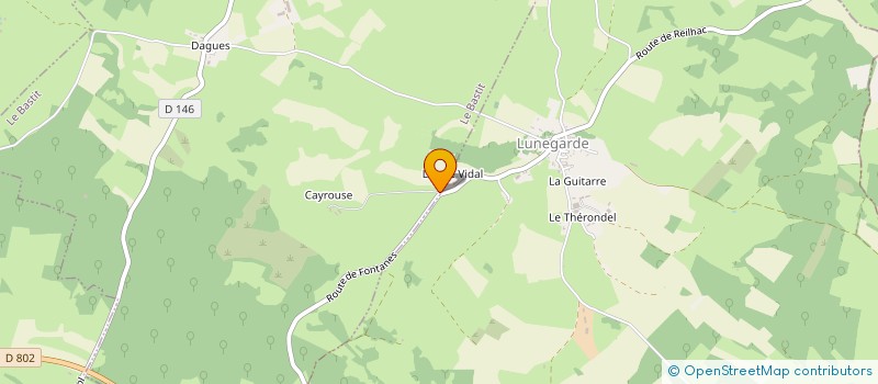 localisation de l'entreprise MONSIEUR BENOIT FALLA  GRAMAT