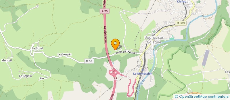 localisation de l'entreprise MONSIEUR BENOIT FANGUIN  BOURGS SUR COLAGNE