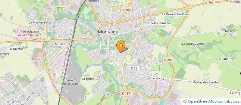 localisation de l'entreprise MONSIEUR BENOIT FARDET à MONTAIGU-VENDEE