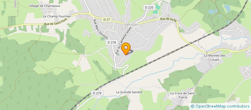 localisation de l'entreprise MONSIEUR BENOIT FAURE  SAINT-REMY-EN-ROLLAT