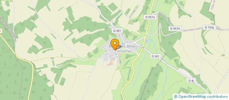 localisation de l'entreprise MONSIEUR BENOIT FAVIER  BIERRY-LES-BELLES-FONTAINES