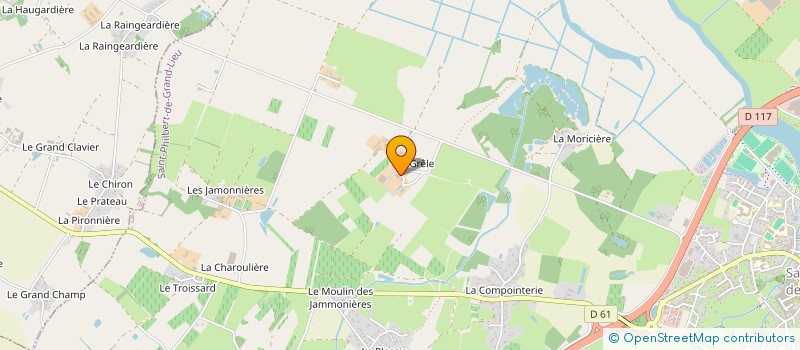 localisation de l'entreprise MONSIEUR BENOIT FAVREAU  SAINT-PHILBERT-DE-GRAND-LIEU