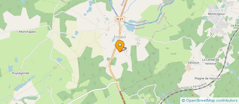 localisation de l'entreprise MONSIEUR BENOIT FEIX  FIRBEIX