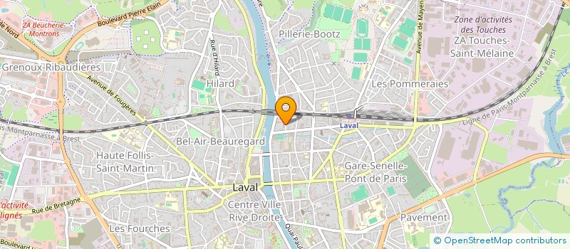 localisation de l'entreprise MONSIEUR BENOIT FENG  MESLAY-DU-MAINE