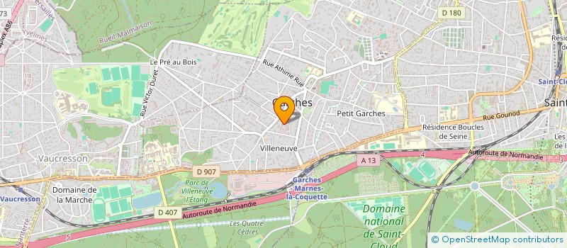 localisation de l'entreprise MONSIEUR BENOIT FERON à GARCHES