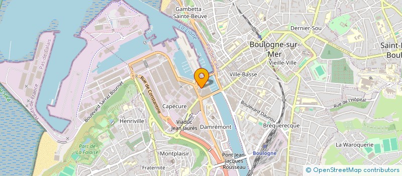 localisation de l'entreprise MONSIEUR BENOIT FERREIRA à BOULOGNE-SUR-MER