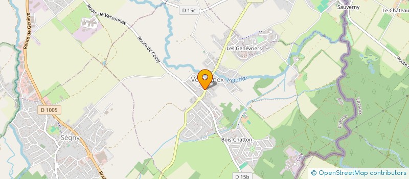 localisation de l'entreprise MONSIEUR BENOIT FERRER TRICAUD  VERSONNEX