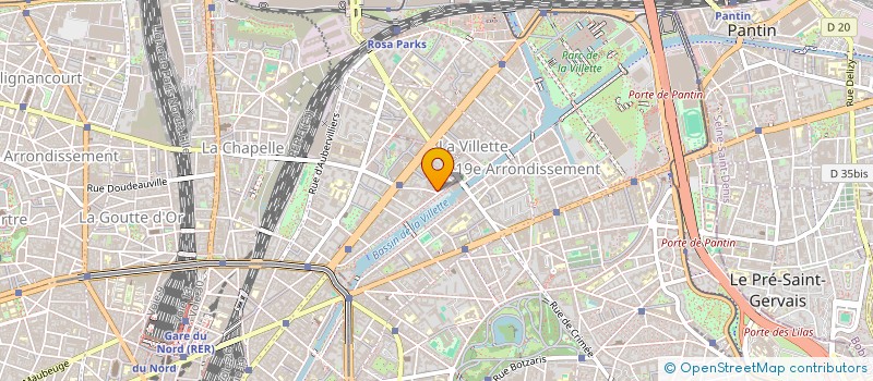 localisation de l'entreprise MONSIEUR BENOIT FERRIER  PARIS