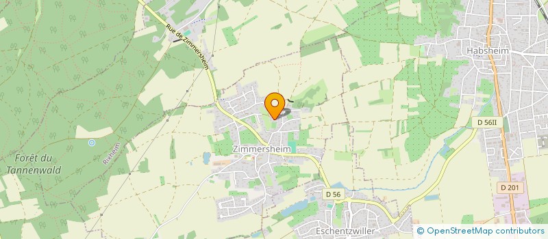 localisation de l'entreprise MONSIEUR BENOIT FEY  ZIMMERSHEIM