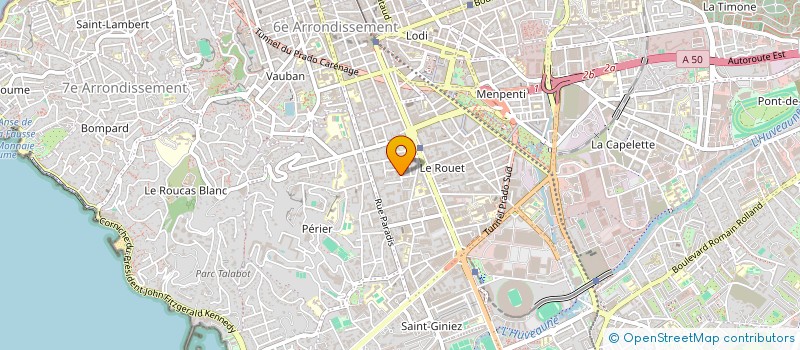 localisation de l'entreprise MONSIEUR BENOIT FLACHAIRE à MARSEILLE