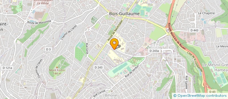 localisation de l'entreprise MONSIEUR BENOIT FLAMANT à BOIS-GUILLAUME