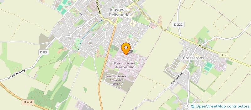 localisation de l'entreprise MONSIEUR BENOIT FLAMBARD  DOUVRES-LA-DELIVRANDE