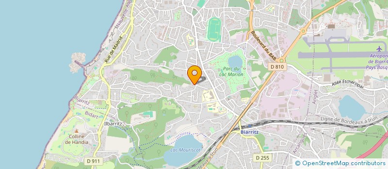 localisation de l'entreprise MONSIEUR BENOIT FLECHET  BIARRITZ