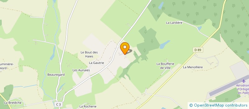 localisation de l'entreprise MONSIEUR BENOIT FLET à ORBIGNY