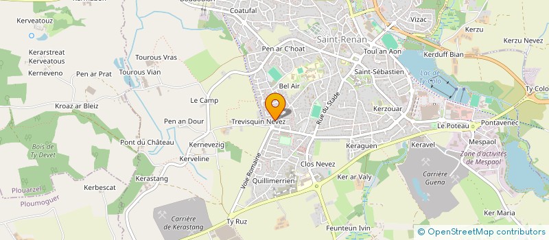 localisation de l'entreprise MONSIEUR BENOIT FLOCH  SAINT-RENAN