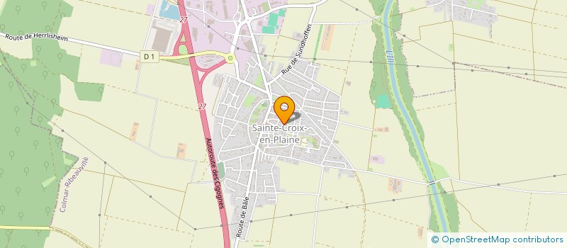 localisation de l'entreprise MONSIEUR BENOIT FLORENCE  SAINTE-CROIX-EN-PLAINE