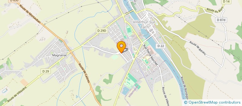 localisation de l'entreprise MONSIEUR BENOIT FOLLIN  VILLEMUR-SUR-TARN