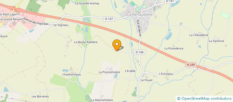 localisation de l'entreprise MONSIEUR BENOIT FONTENEAU à SEVREMOINE