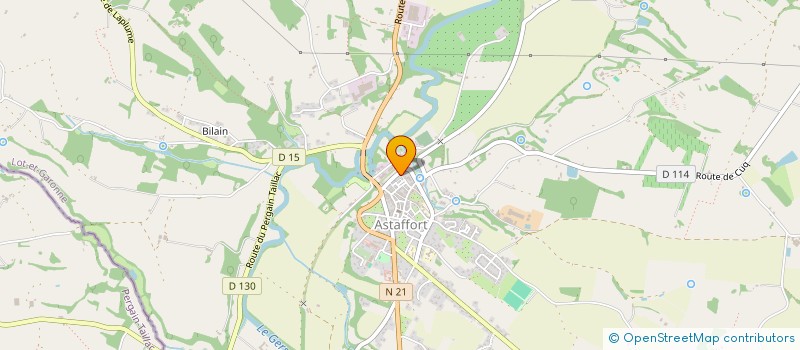 localisation de l'entreprise MONSIEUR BENOIT FORNIELES  ASTAFFORT