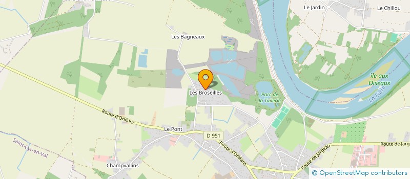 localisation de l'entreprise MONSIEUR BENOIT FOUCHER à SANDILLON