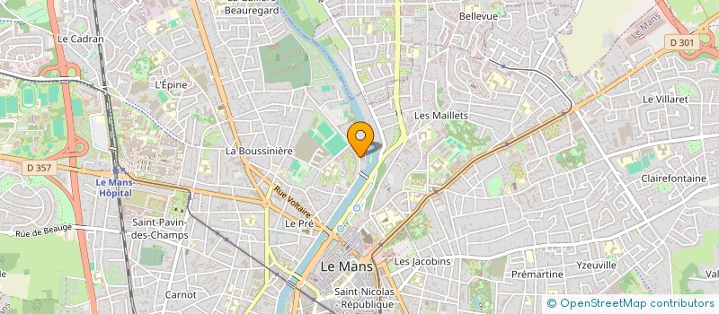 localisation de l'entreprise MONSIEUR BENOIT FOUQUERE  LE MANS