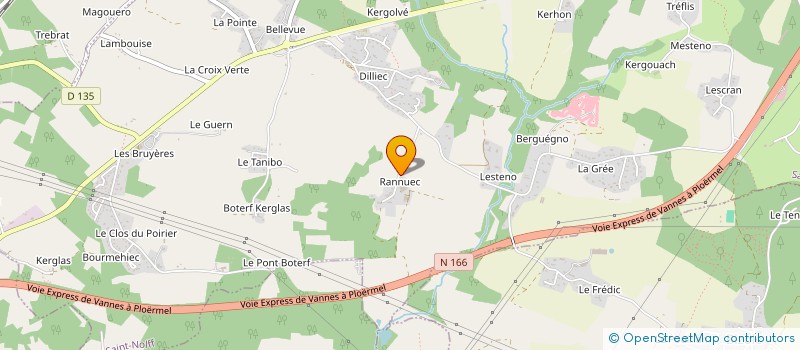 localisation de l'entreprise MONSIEUR BENOIT FOURNIER  SAINT-NOLFF