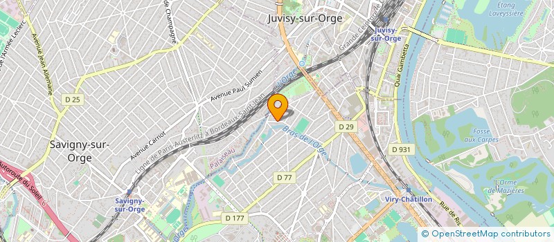 localisation de l'entreprise MONSIEUR BENOIT FOURNIER à VIRY-CHATILLON
