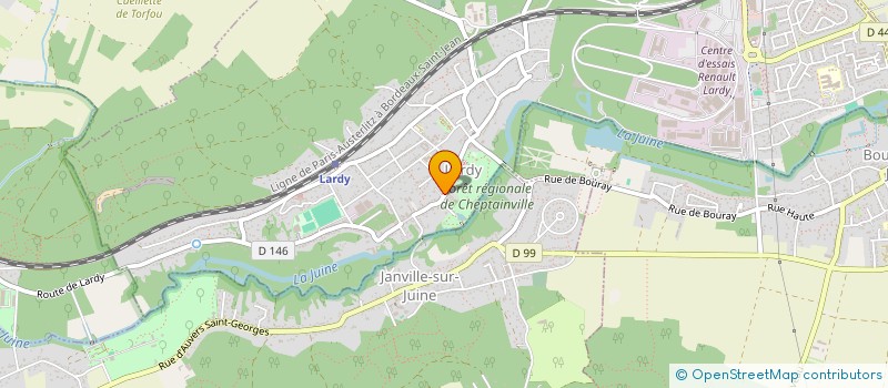 localisation de l'entreprise MONSIEUR BENOIT FOURNIER  JANVILLE-SUR-JUINE