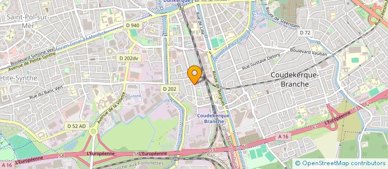 localisation de l'entreprise MONSIEUR BENOIT FOURNIER  COUDEKERQUE-BRANCHE