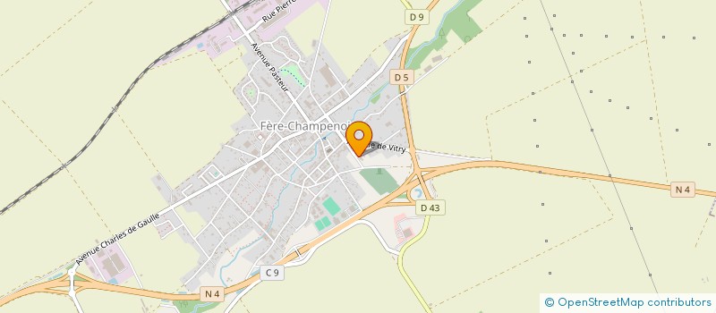 localisation de l'entreprise MONSIEUR BENOIT FOURQUET  FERE-CHAMPENOISE