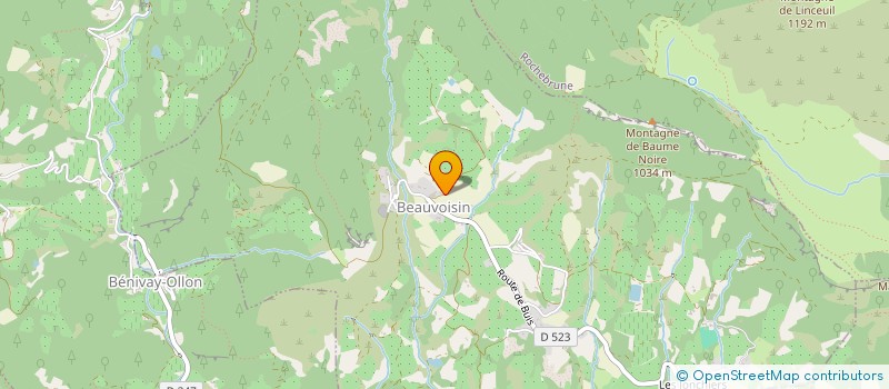 localisation de l'entreprise MONSIEUR BENOIT FRADETTE  BEAUVOISIN