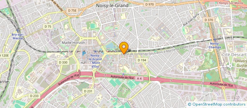 localisation de l'entreprise MONSIEUR BENOIT FRANCOIS  NOISY-LE-GRAND