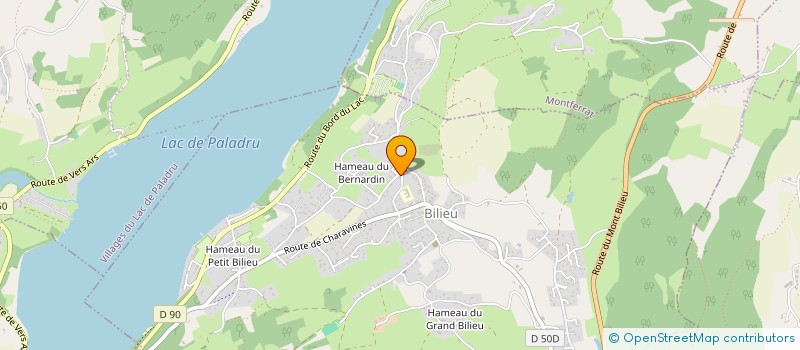 localisation de l'entreprise MONSIEUR BENOIT FRAPPAS  BILIEU