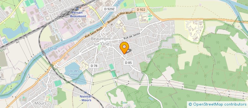 localisation de l'entreprise MONSIEUR BENOIT FREMERY  BEAUMONT-SUR-OISE