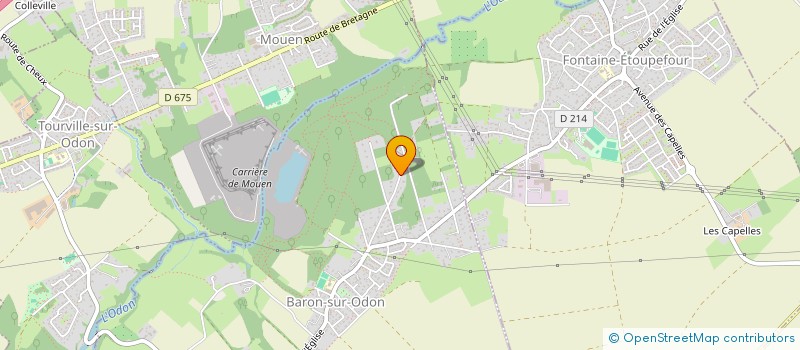 localisation de l'entreprise MONSIEUR BENOIT FREMONT  BARON-SUR-ODON