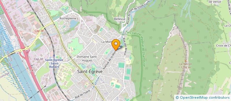 localisation de l'entreprise MONSIEUR BENOIT FRENEAT  SAINT-EGREVE