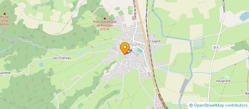 localisation de l'entreprise MONSIEUR BENOIT FRERY  CHAMPDIEU