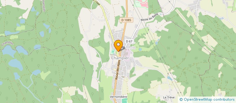 localisation de l'entreprise MONSIEUR BENOIT FREUDENBERGER à CHAMPIER