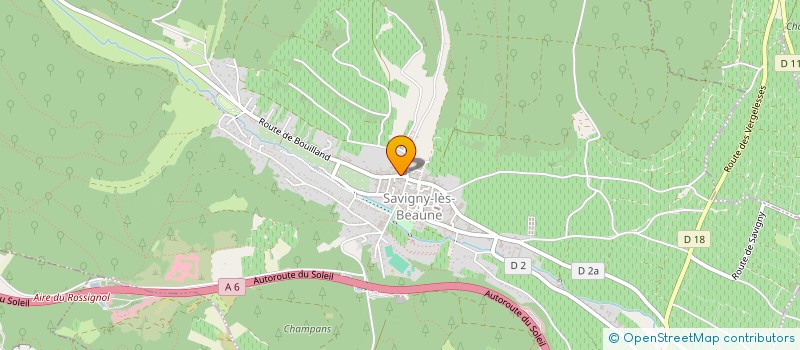 localisation de l'entreprise MONSIEUR BENOIT FRINGUET  SAVIGNY-LES-BEAUNE