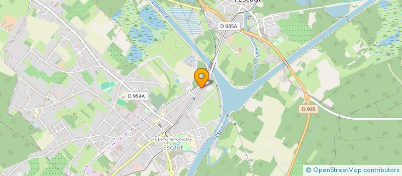 localisation de l'entreprise MONSIEUR BENOIT FROMENT  FRESNES-SUR-ESCAUT