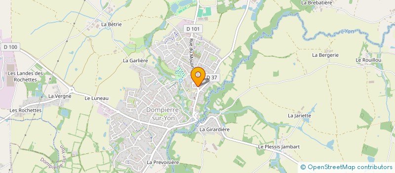 localisation de l'entreprise MONSIEUR BENOIT GABORIT  DOMPIERRE-SUR-YON