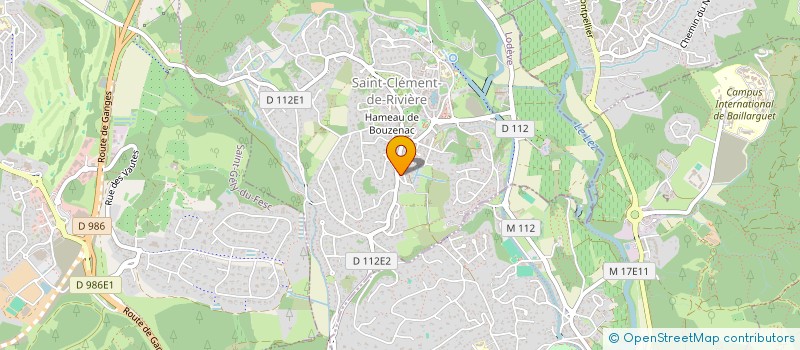 localisation de l'entreprise MONSIEUR BENOIT GACON  SAINT-CLEMENT-DE-RIVIERE