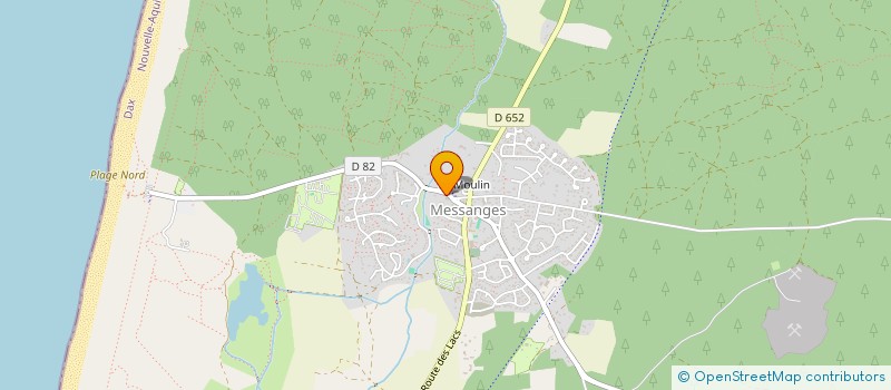 localisation de l'entreprise MONSIEUR BENOIT GALLAIS  MESSANGES