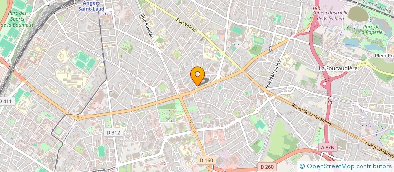 localisation de l'entreprise MONSIEUR BENOIT GALLAND à ANGERS